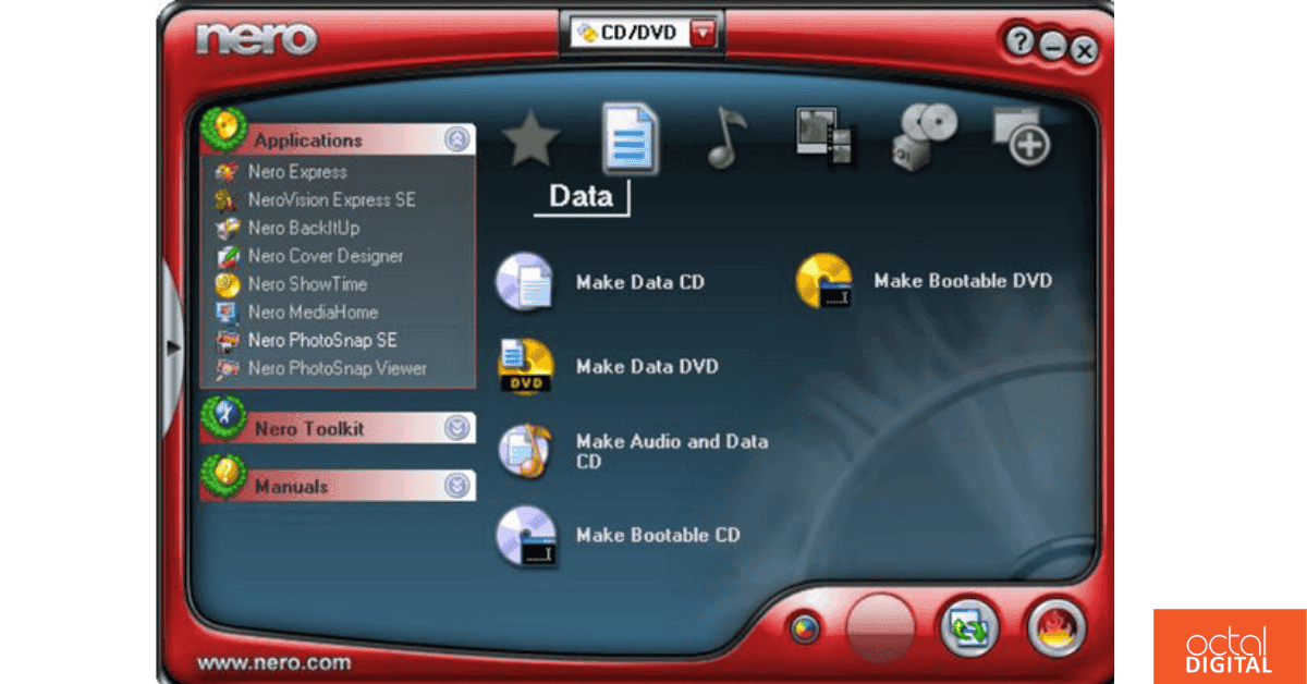 how to open bin file nero