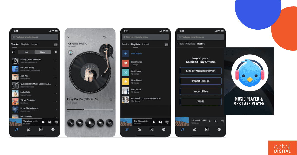 free offline music apps lark player