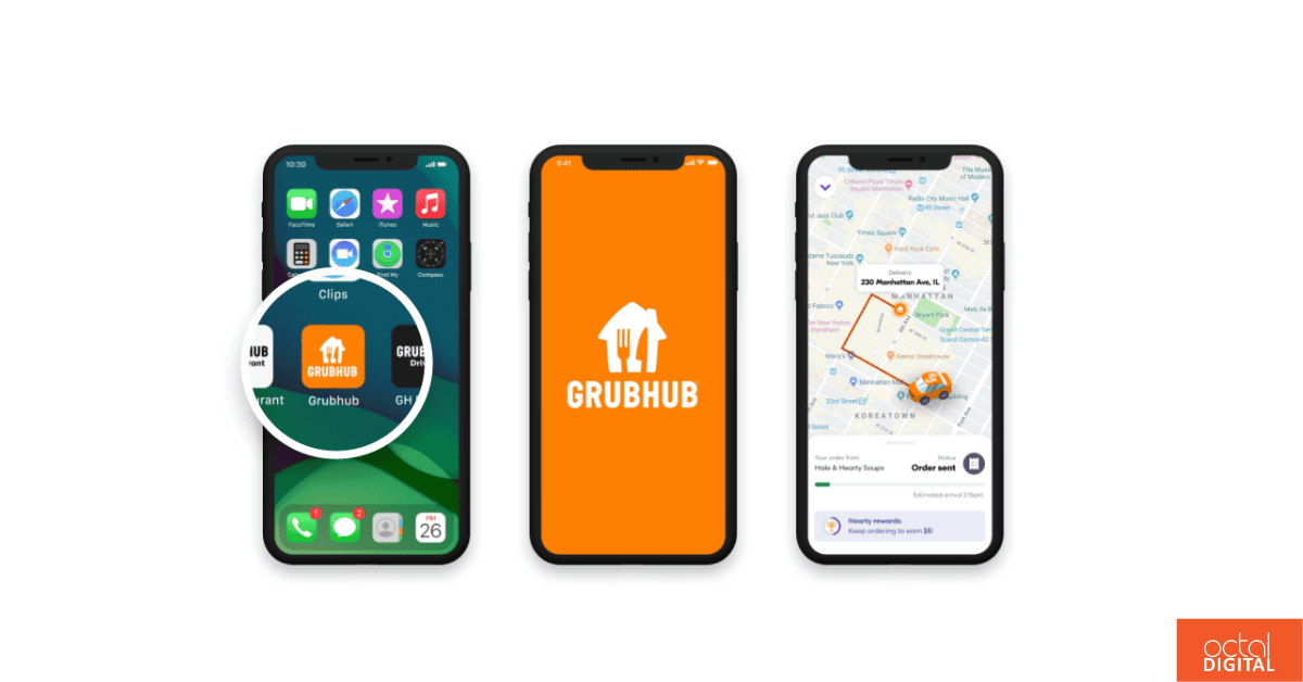 online food delivery apps grubhub