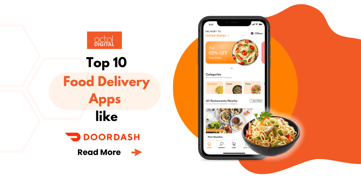 top 10 food delivery apps like doordash 2025
