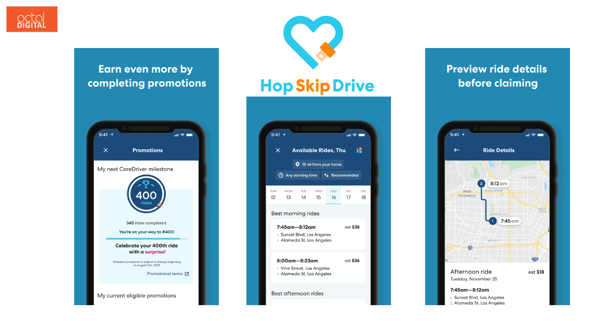 apps like uber hopskippdrive