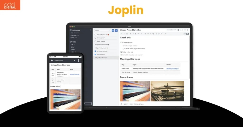 11 best note taking app for students in 2025 joplin app best note taking app.png