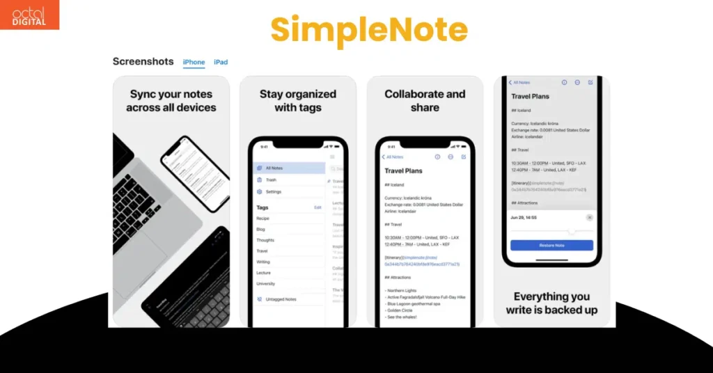 11 best note taking app for students in 2025 simplenote app best note taking app.png