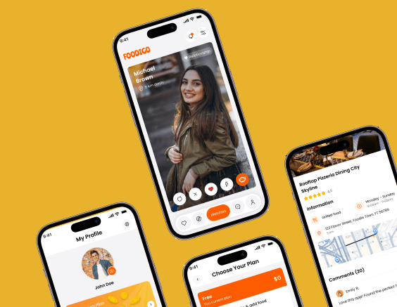 foodigo dating app design