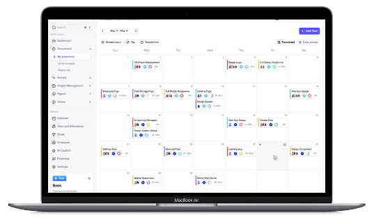 ai-powered time tracking website