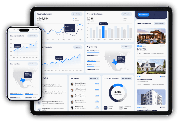 omala - real estate management dashboard